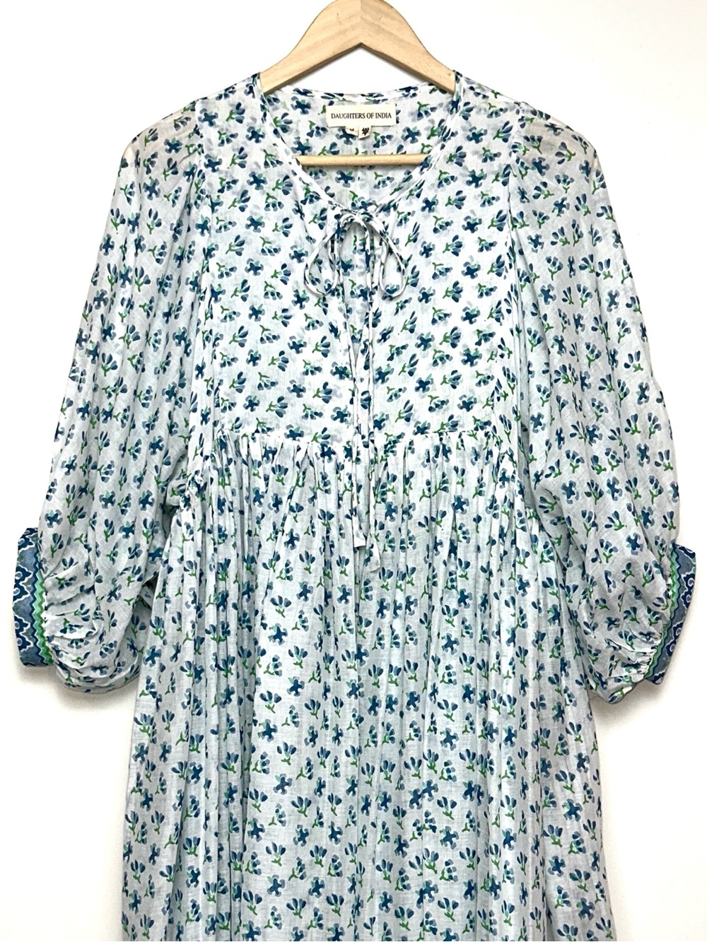 DAUGHTERS OF INDIA Kyra Maxi Dress in Azure - Picture 9 of 16